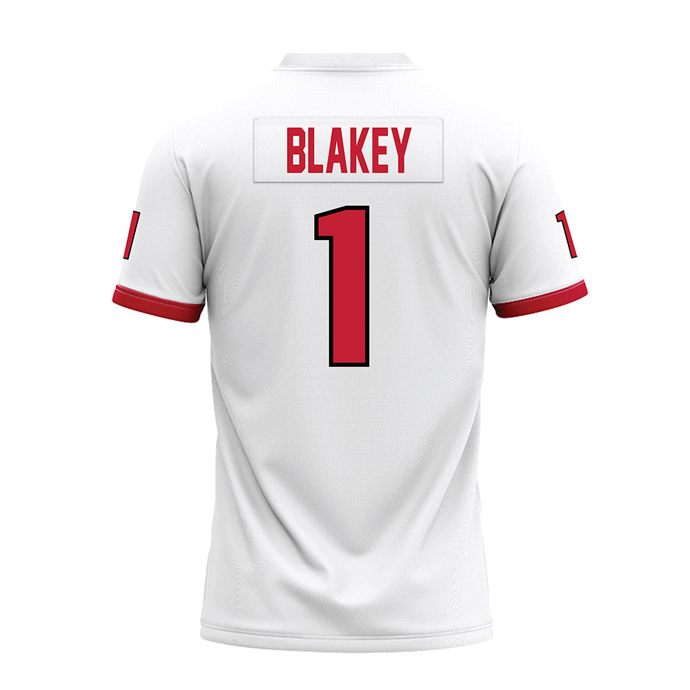 Miami of Ohio - NCAA Football : Eli Blakey - 2023 White Premium Football Jersey-1