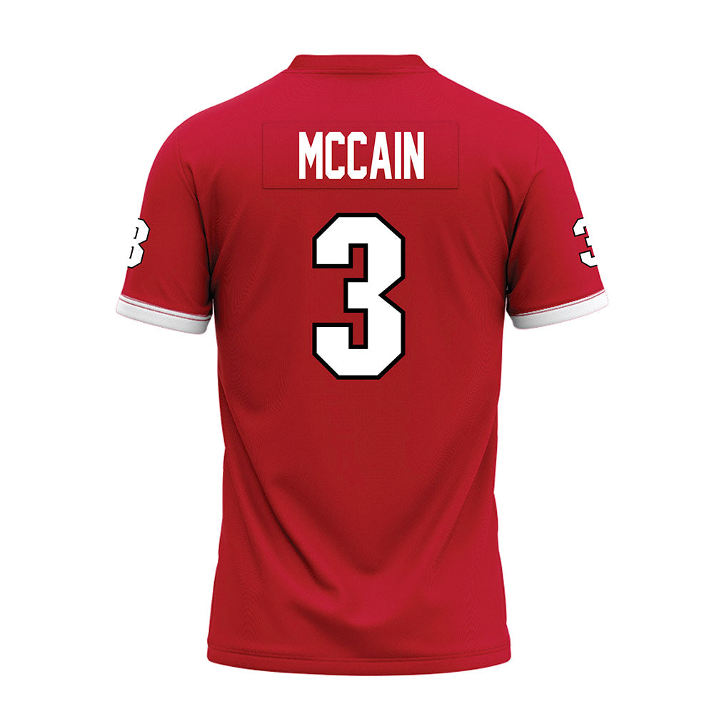 Miami of Ohio - NCAA Football : Malcolm McCain - 2023 Red Premium Football Jersey-1