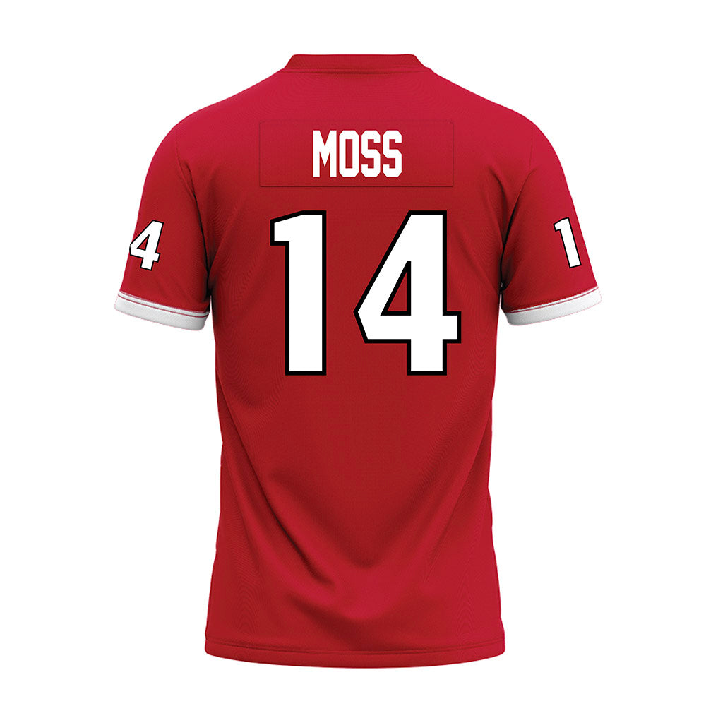 Miami of Ohio - NCAA Football : Khory Moss - 2023 Red Premium Football Jersey-1
