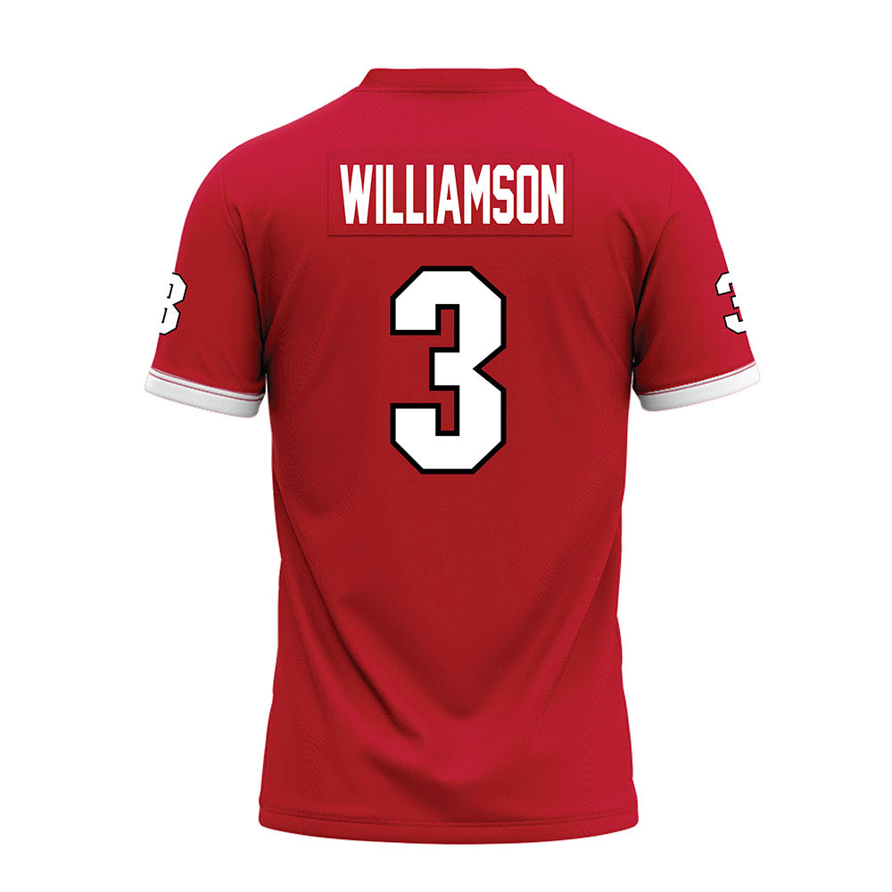 Miami of Ohio - NCAA Football : Darion Williamson - 2023 Red Premium Football Jersey-1