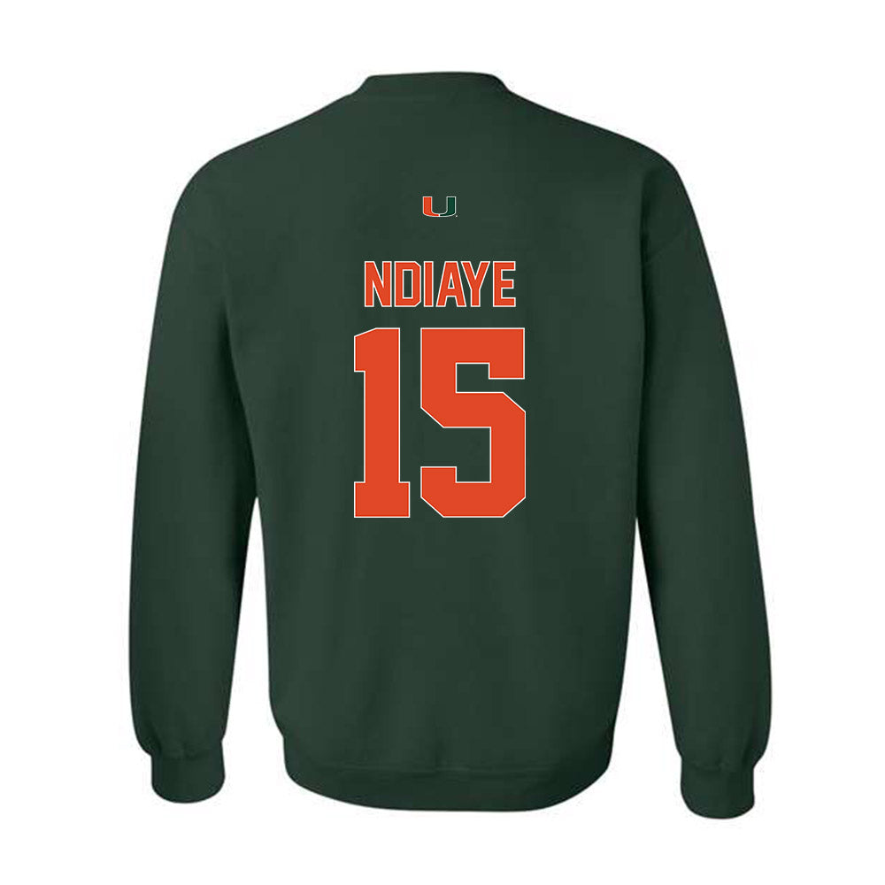 Miami - NCAA Women's Volleyball : Amina Ndiaye - Classic Shersey Crewneck Sweatshirt-1