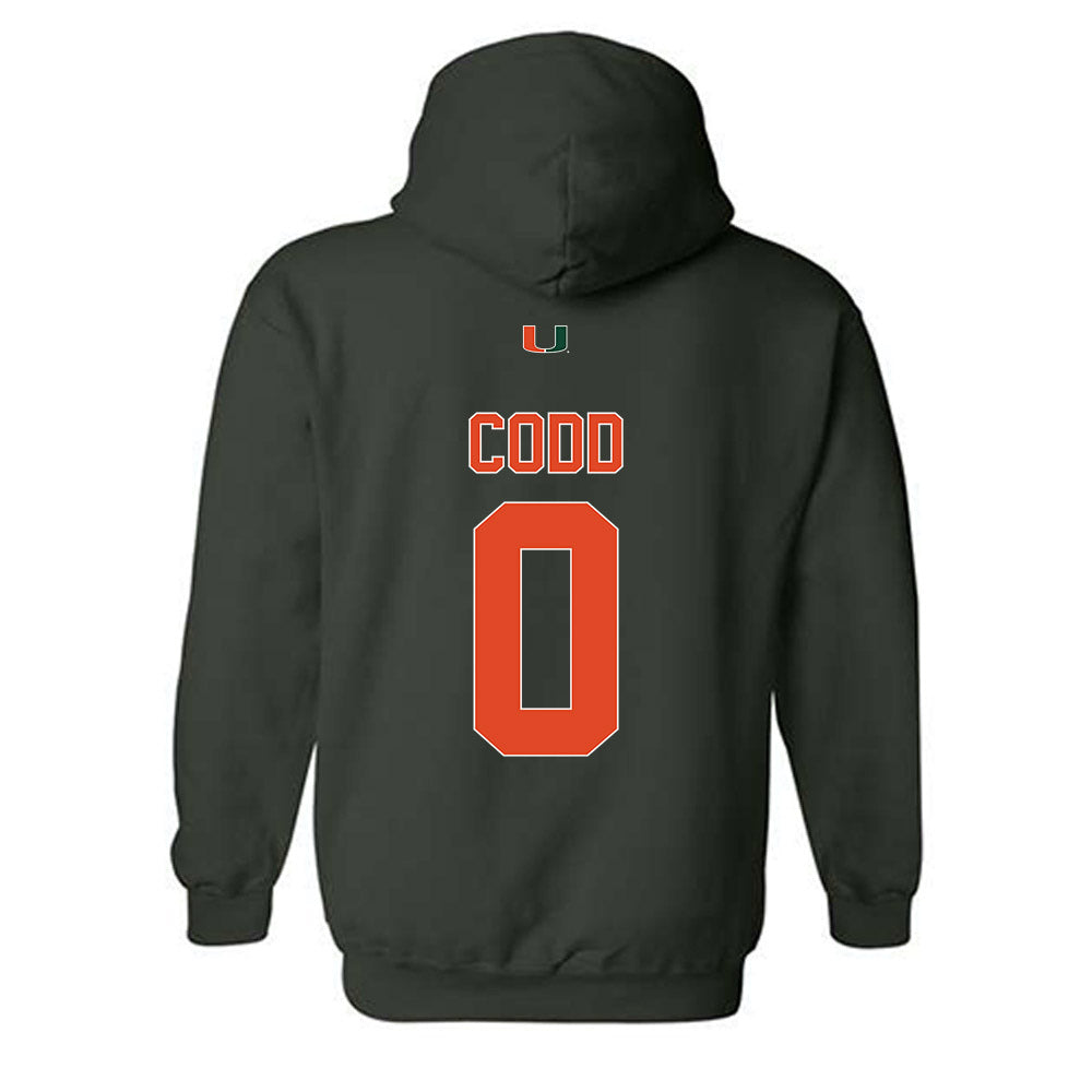 Miami - NCAA Women's Track & Field : Iyonna Codd - Classic Shersey Hooded Sweatshirt-1