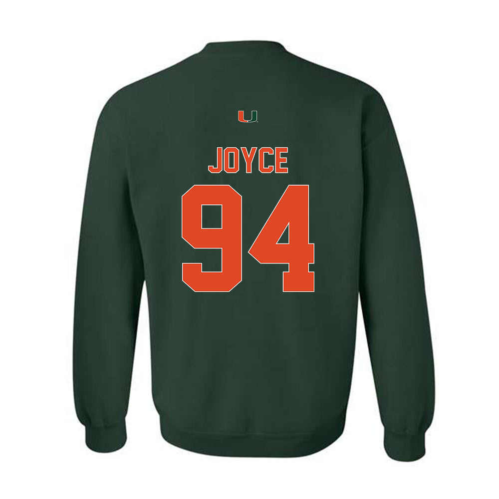 Miami - NCAA Football : Dylan Joyce - Classic Shersey Crewneck Sweatshirt-1