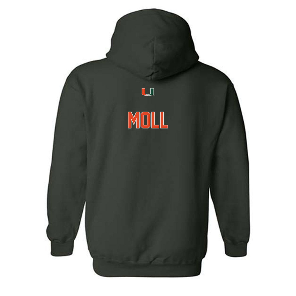 Miami - NCAA Women's Swimming & Diving : Simone Moll - Classic Shersey Hooded Sweatshirt-1