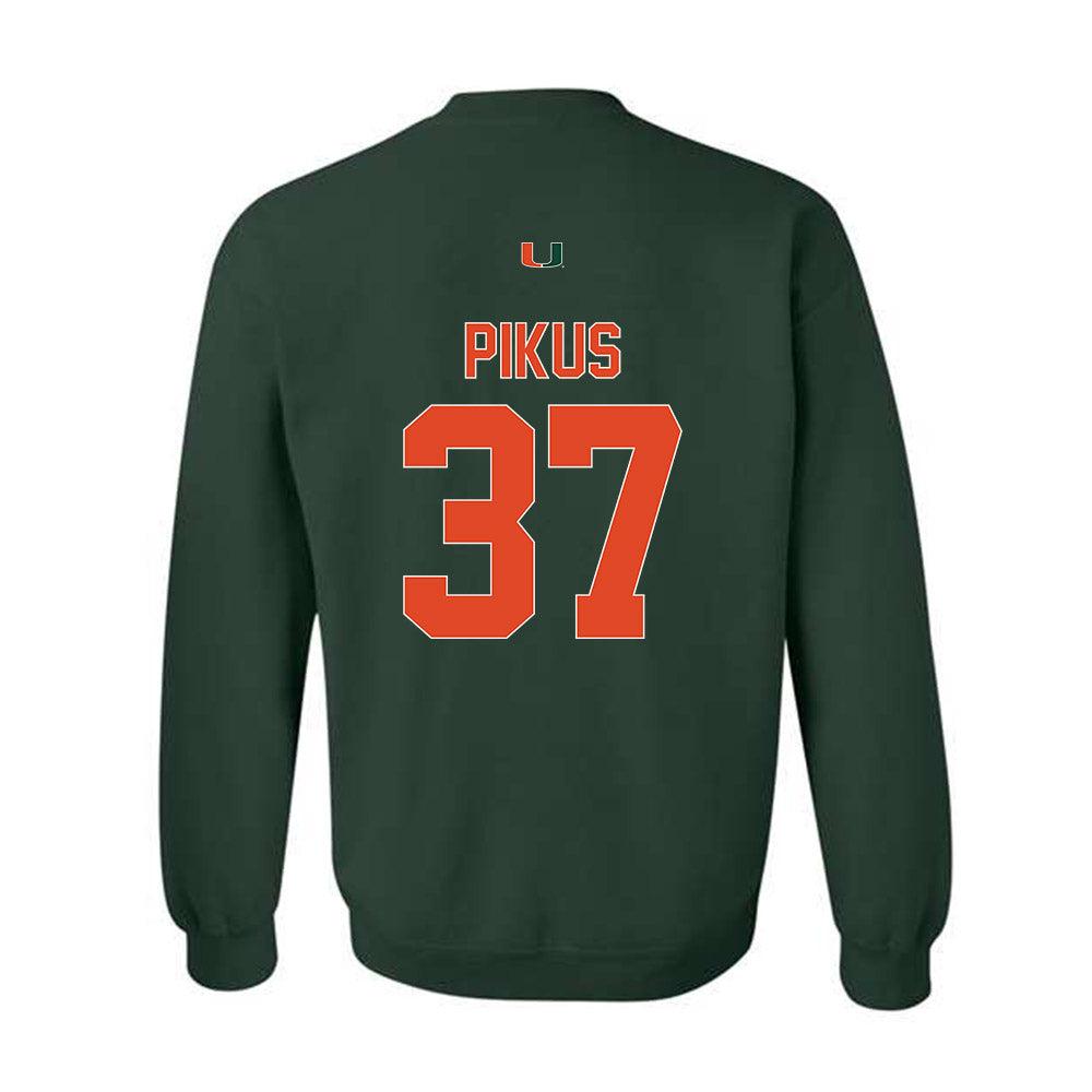 Miami - NCAA Football : Henry Pikus - Classic Shersey Crewneck Sweatshirt-1