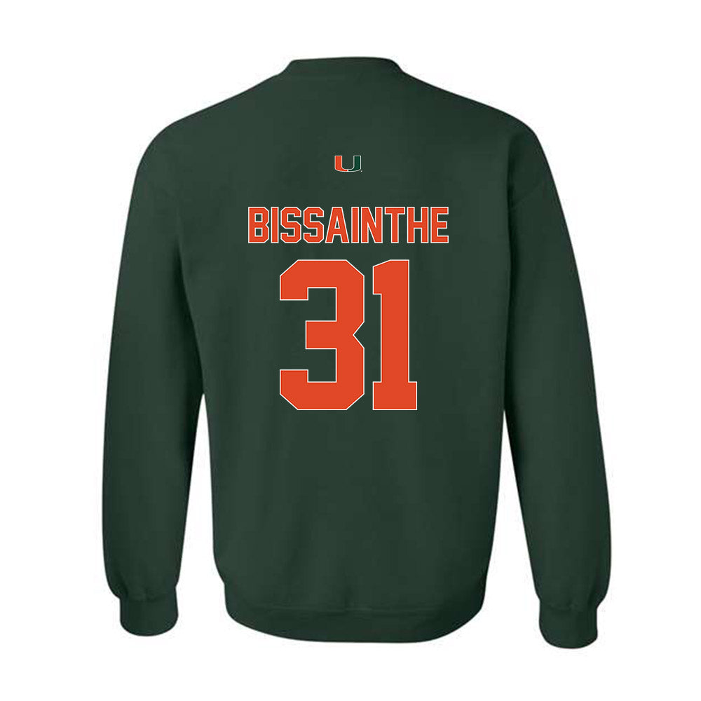 Miami - NCAA Football : Wesley Bissainthe - Classic Shersey Crewneck Sweatshirt-1