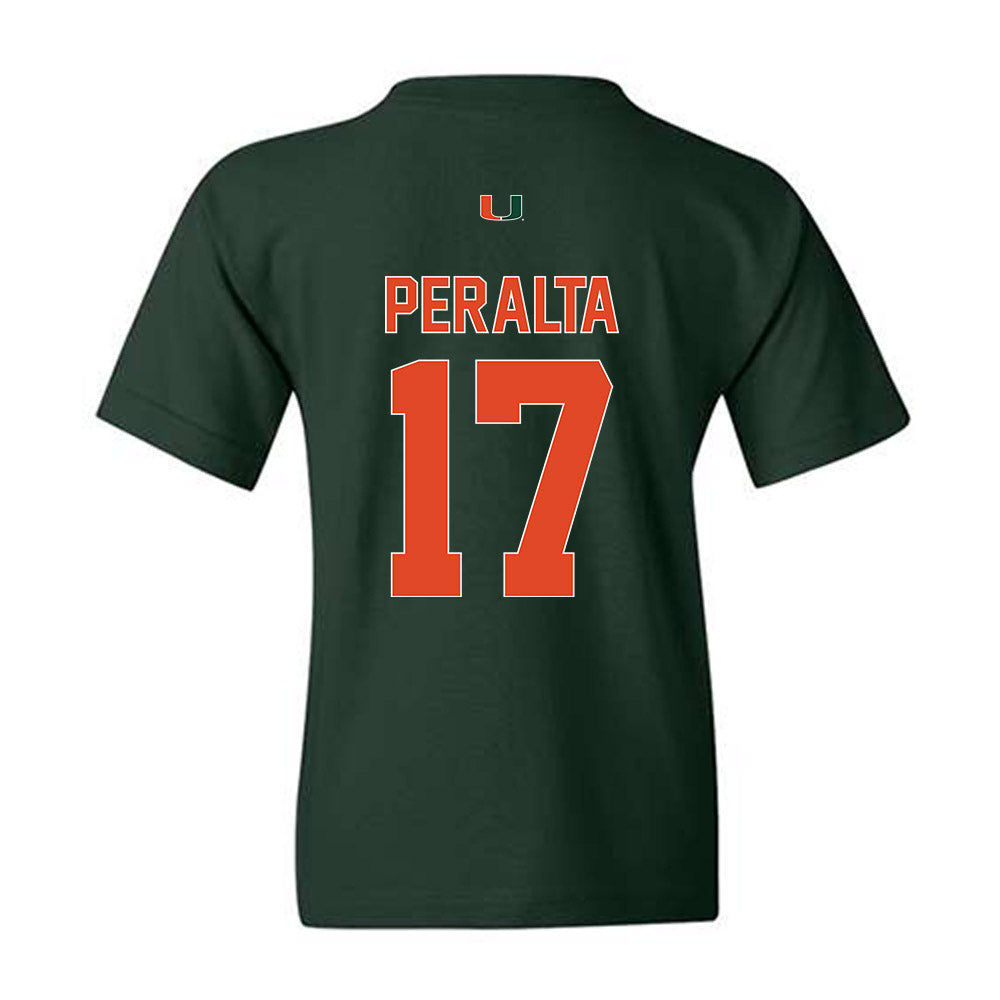 Miami - NCAA Baseball : Fabio Peralta - Classic Shersey Youth T-Shirt-1