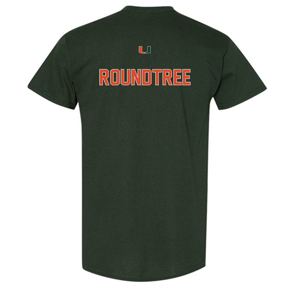 Miami - NCAA Women's Track & Field : Morgan Roundtree - Classic Shersey T-Shirt-1