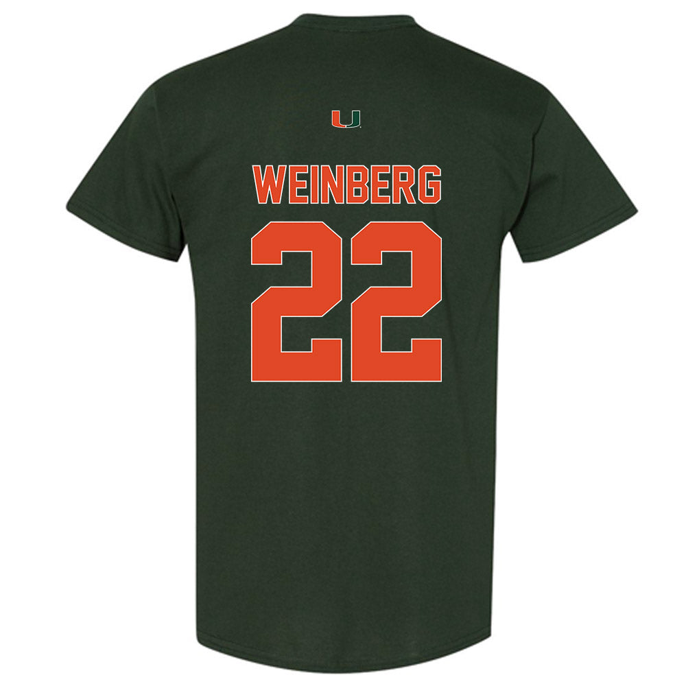 Miami - NCAA Football : Jakob Weinberg - Classic Shersey T-Shirt-1
