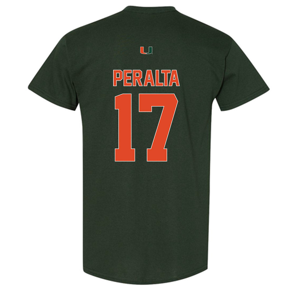 Miami - NCAA Baseball : Fabio Peralta - Classic Shersey T-Shirt-1