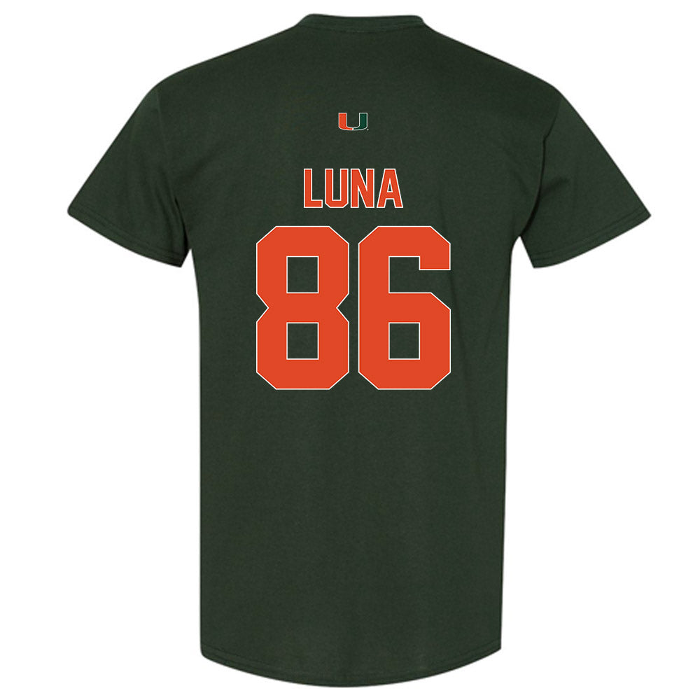 Miami - NCAA Football : Kolby Luna - Classic Shersey T-Shirt-1