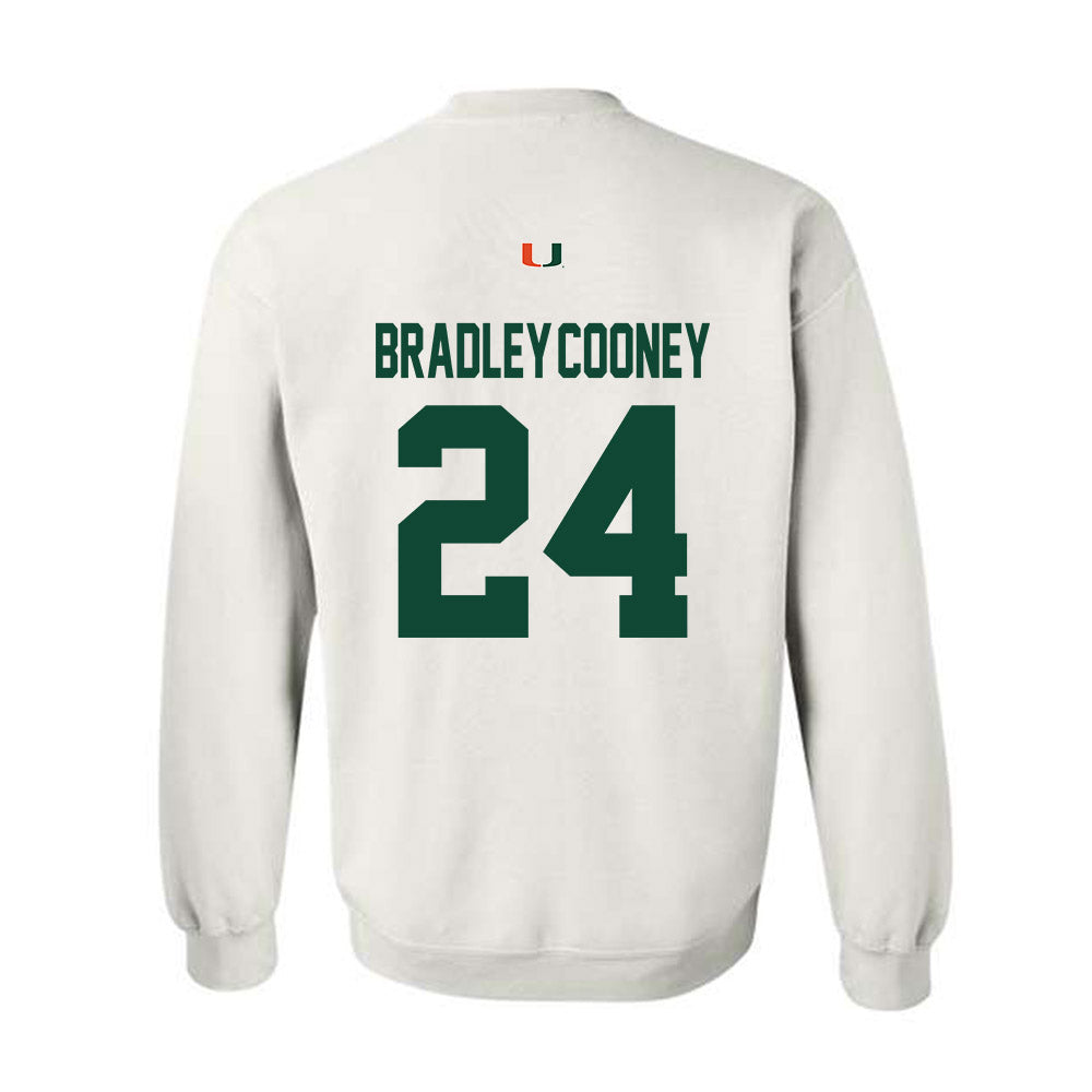 Miami - NCAA Baseball : Packy Bradley-Cooney - Classic Shersey Crewneck Sweatshirt-1