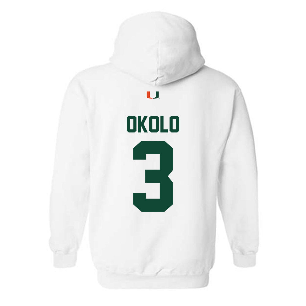 Miami - NCAA Women's Basketball : Soma Okolo - Classic Shersey Hooded Sweatshirt-1