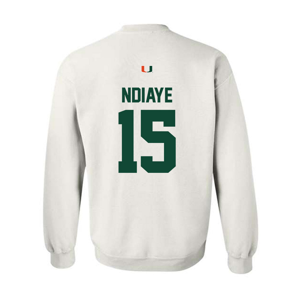 Miami - NCAA Women's Volleyball : Amina Ndiaye - Classic Shersey Crewneck Sweatshirt-1