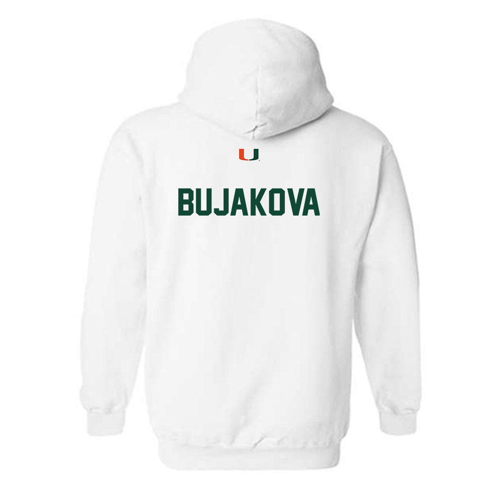 Miami - NCAA Women's Golf : Barbora Bujakova - Classic Shersey Hooded Sweatshirt-1