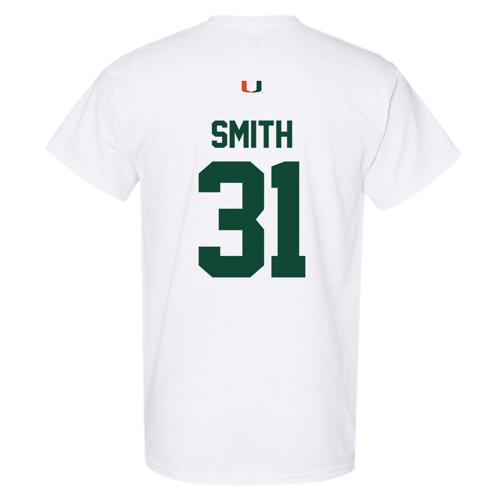 Miami - NCAA Baseball : Will Smith - Classic Shersey T-Shirt-1