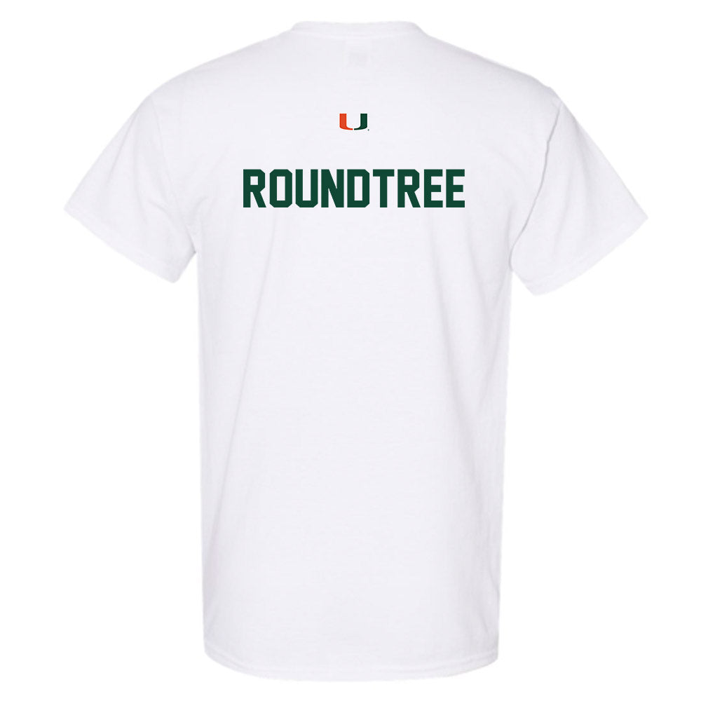 Miami - NCAA Women's Track & Field : Morgan Roundtree - Classic Shersey T-Shirt-1