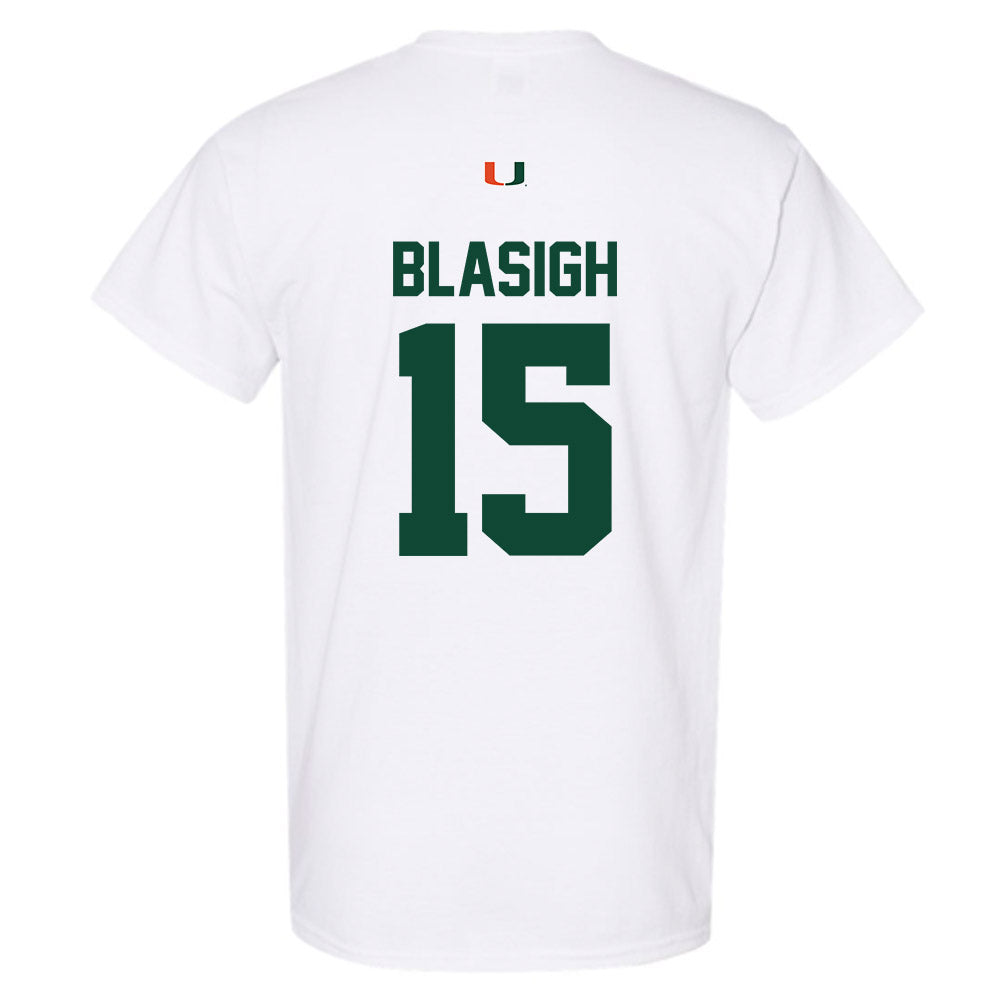 Miami - NCAA Women's Basketball : Vittoria Blasigh - Classic Shersey T-Shirt-1