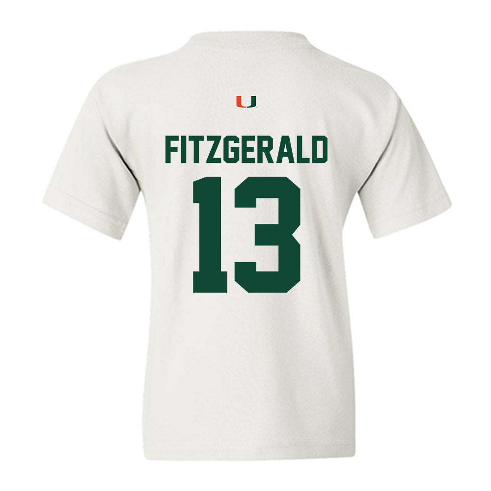 Miami - NCAA Football : Bryce Fitzgerald - Classic Shersey Youth T-Shirt-1