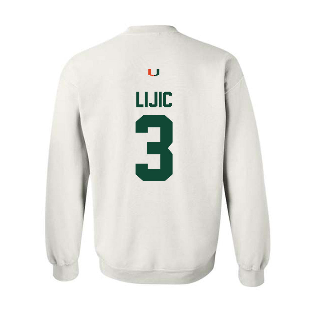 Miami - NCAA Women's Volleyball : Kate Lijic - Classic Shersey Crewneck Sweatshirt-1