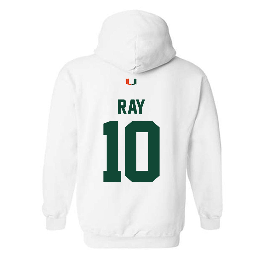 Miami - NCAA Baseball : Aidan Ray - Classic Shersey Hooded Sweatshirt-1