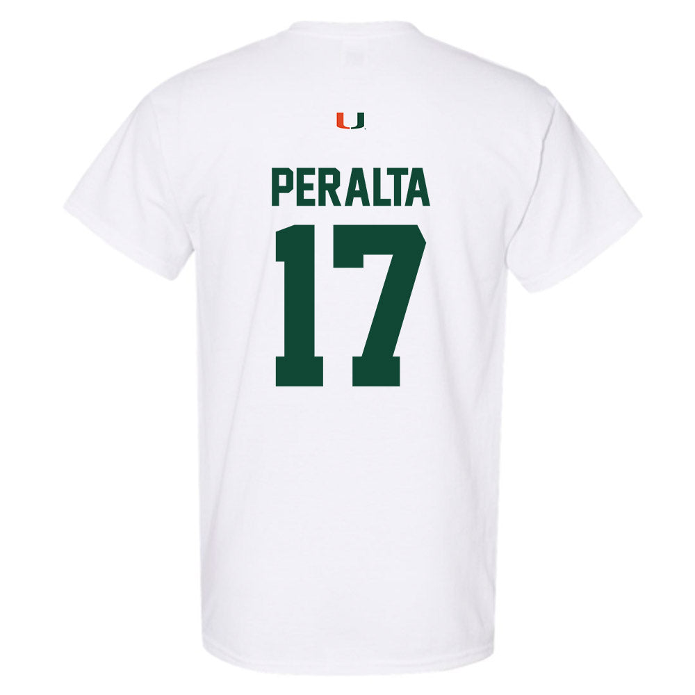 Miami - NCAA Baseball : Fabio Peralta - Classic Shersey T-Shirt-1