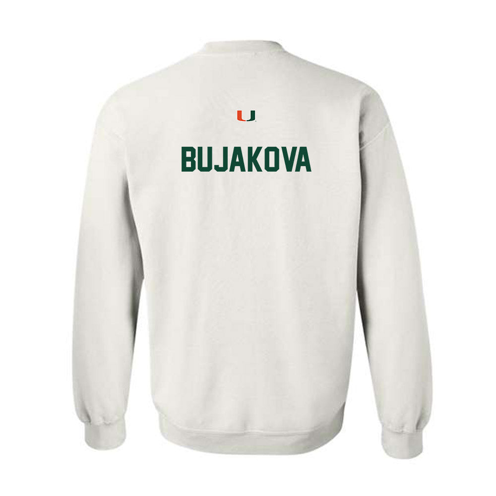 Miami - NCAA Women's Golf : Barbora Bujakova - Classic Shersey Crewneck Sweatshirt-1