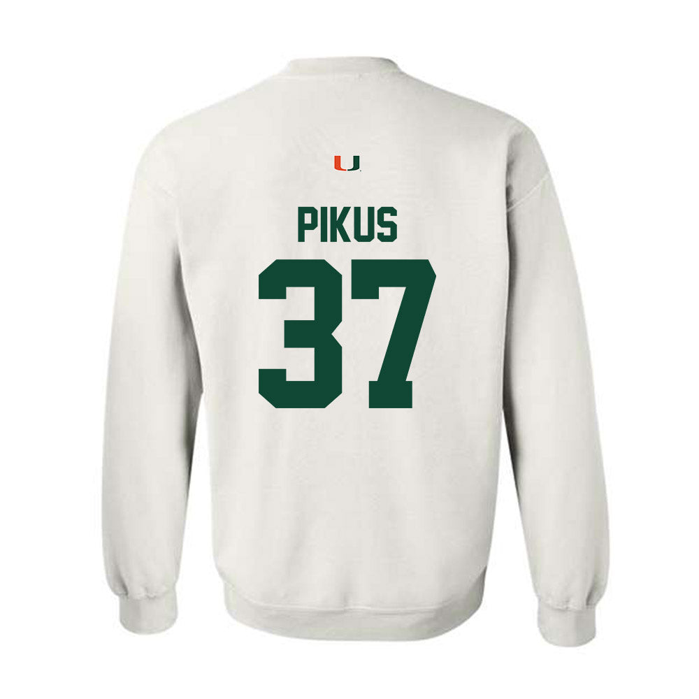 Miami - NCAA Football : Henry Pikus - Classic Shersey Crewneck Sweatshirt-1