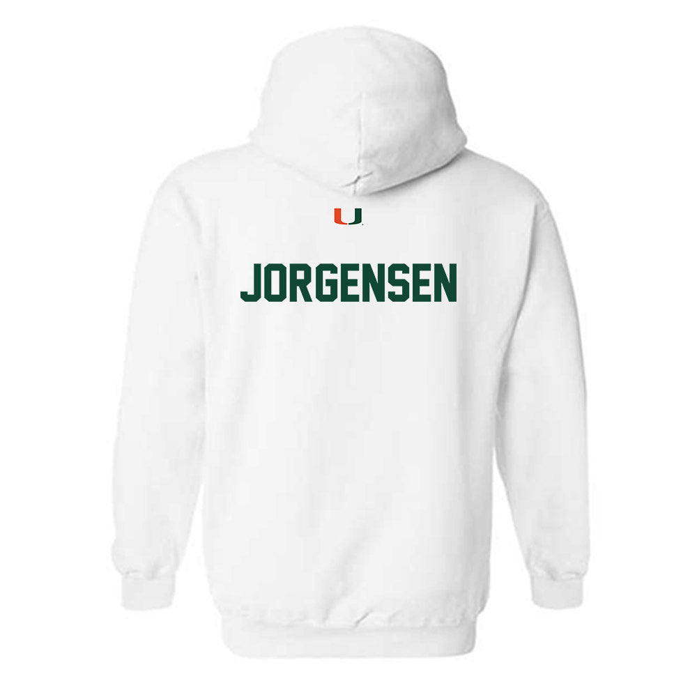 Miami - NCAA Women's Rowing : Kaitlyn Jorgensen - Classic Shersey Hooded Sweatshirt-1
