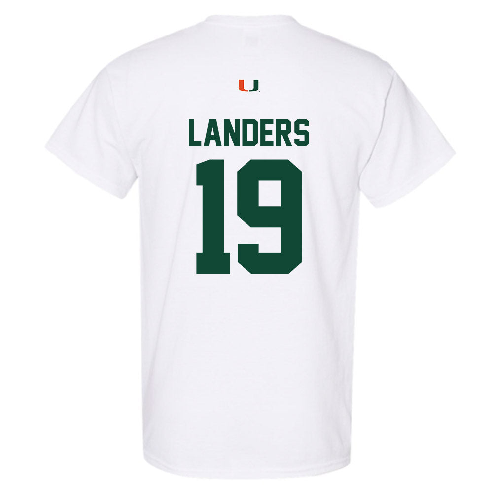 Miami - NCAA Women's Soccer : Maddie Landers - Classic Shersey T-Shirt-1