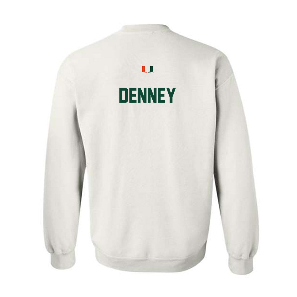 Miami - NCAA Women's Track & Field : Olivia Denney - Classic Shersey Crewneck Sweatshirt-1