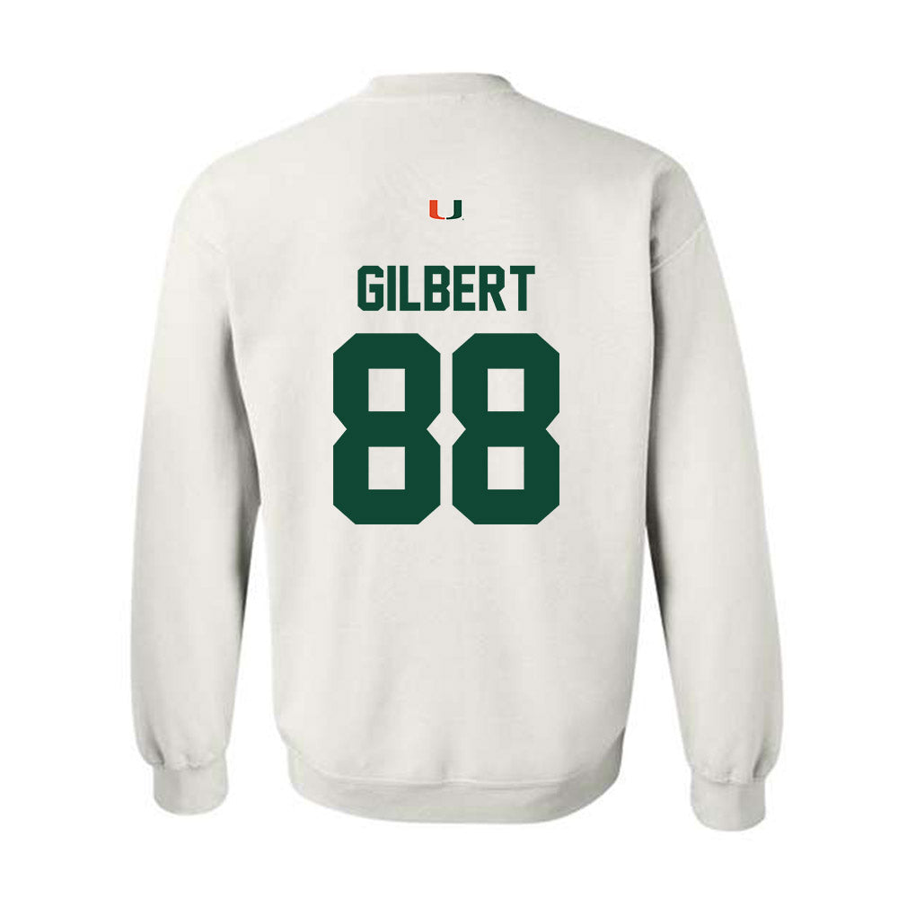 Miami - NCAA Football : Luka Gilbert - Classic Shersey Crewneck Sweatshirt-1