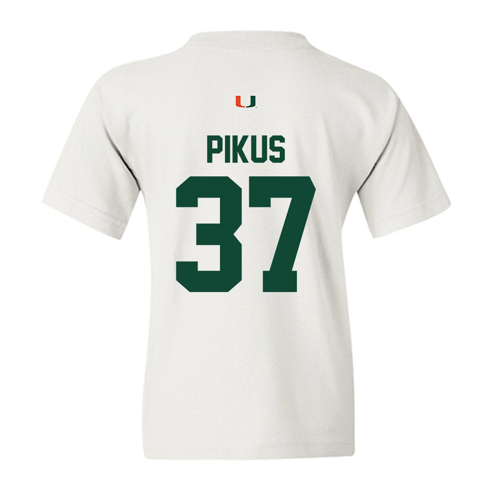 Miami - NCAA Football : Henry Pikus - Classic Shersey Youth T-Shirt-1