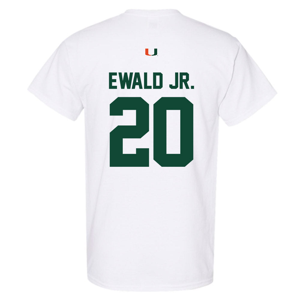 Miami - NCAA Football : Chris Ewald Jr. - Classic Shersey T-Shirt-1