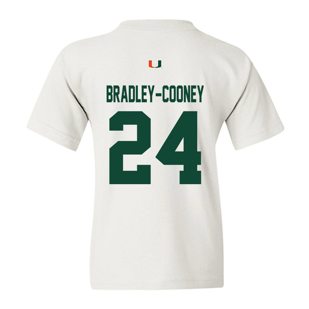 Miami - NCAA Baseball : Packy Bradley-Cooney - Classic Shersey Youth T-Shirt-1