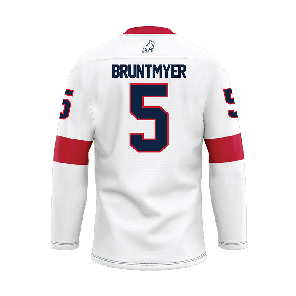 Samford - NCAA Women's Volleyball : Shea Bruntmyer - White Hockey Jersey-1