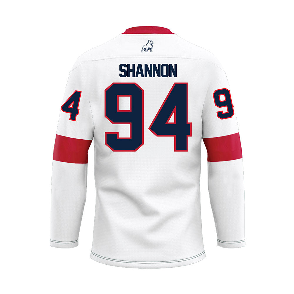 Samford - NCAA Football : Joseph Shannon - White Hockey Jersey-1