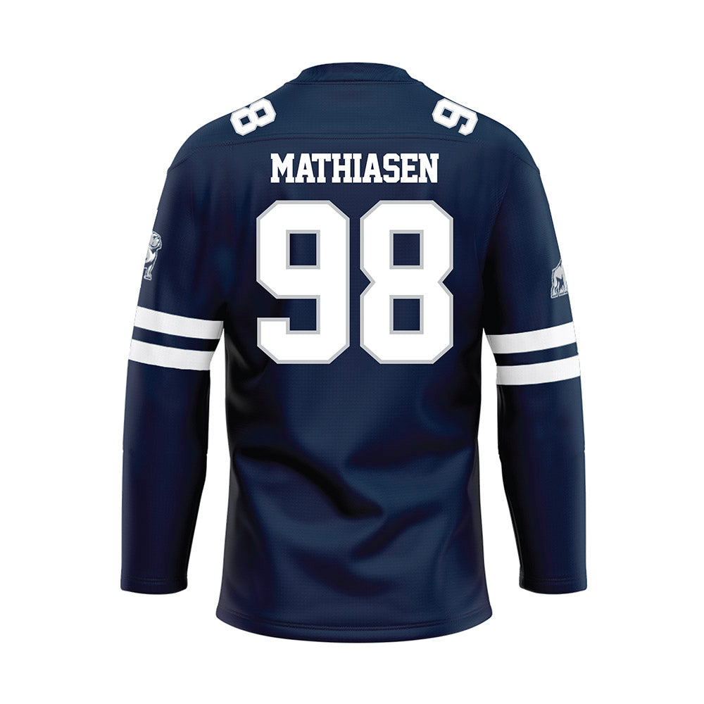 Samford - NCAA Football : Joshua Mathiasen - Blue Fashion Jersey