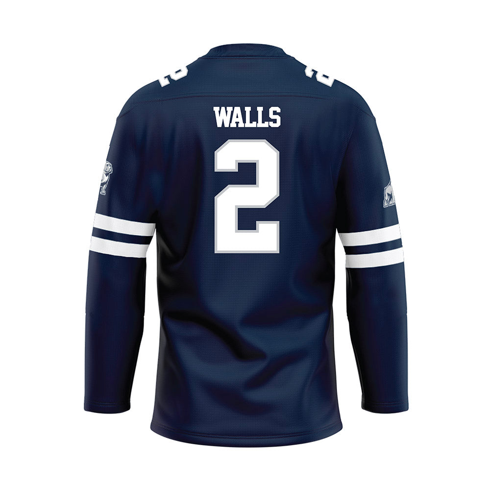Samford - NCAA Men's Basketball : Lukas Walls - Blue Fashion Jersey
