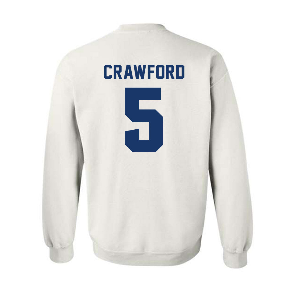 Drake - NCAA Women's Basketball : Mya Crawford - Classic Shersey Crewneck Sweatshirt-1