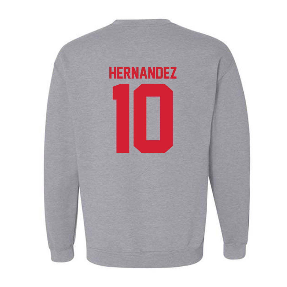 Louisiana - NCAA Baseball : Rigoberto Hernandez - Classic Shersey Crewneck Sweatshirt-1
