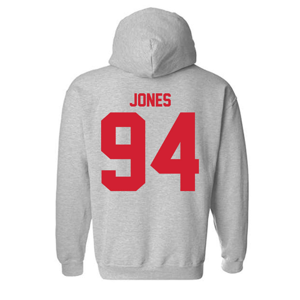 Louisiana - NCAA Football : Timahj Jones - Classic Shersey Hooded Sweatshirt-1