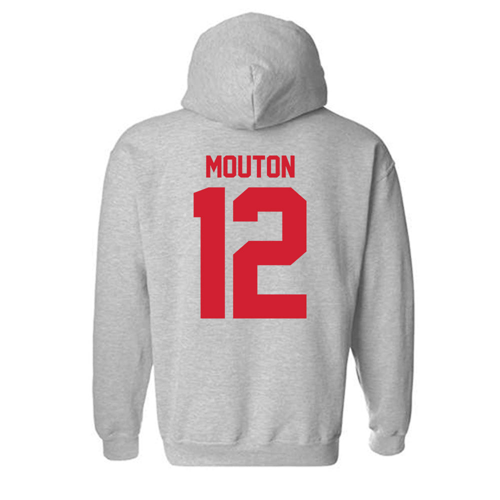 Louisiana - NCAA Men's Basketball : Michael Mouton - Classic Shersey Hooded Sweatshirt-1