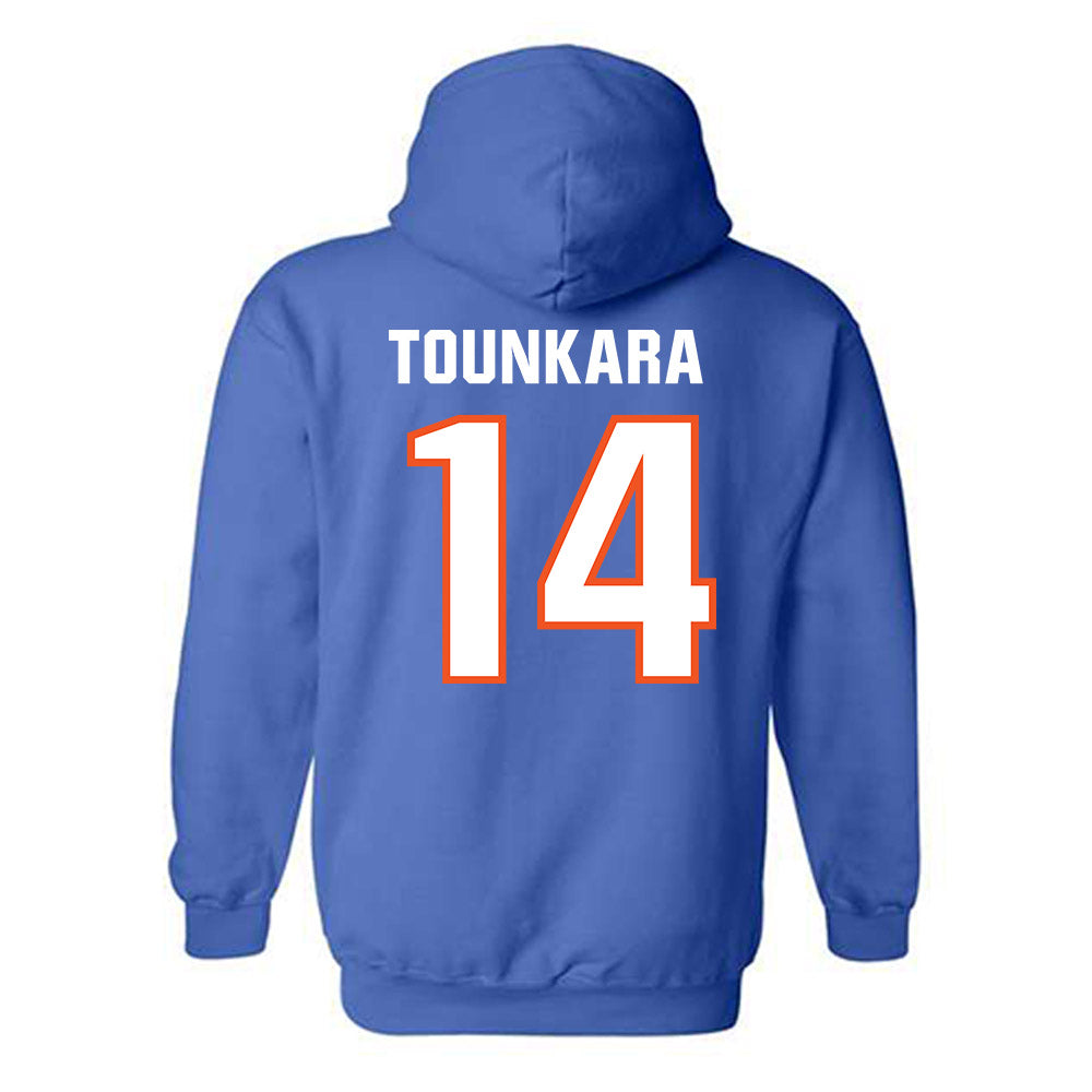 Florida - NCAA Football : Muizz Tounkara - Replica Shersey Hooded Sweatshirt-1