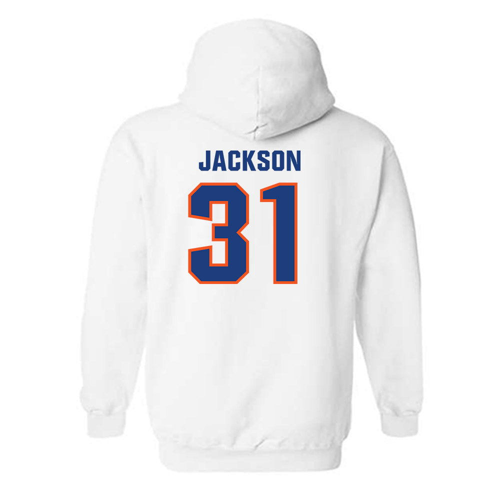Florida - NCAA Football : Evan Jackson - Replica Shersey Hooded Sweatshirt-1