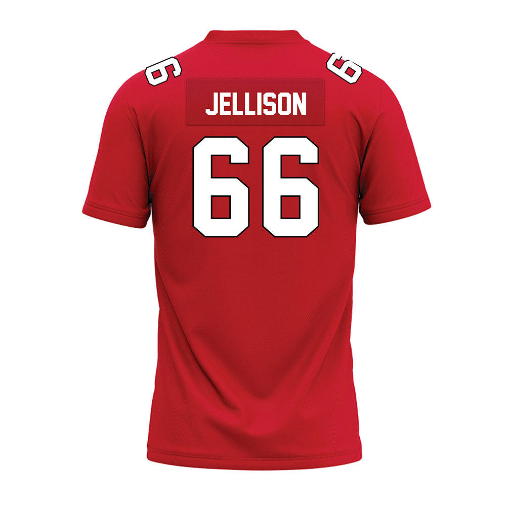 Illinois State - NCAA Football : Brayden Jellison - Red Premium Football Jersey-1