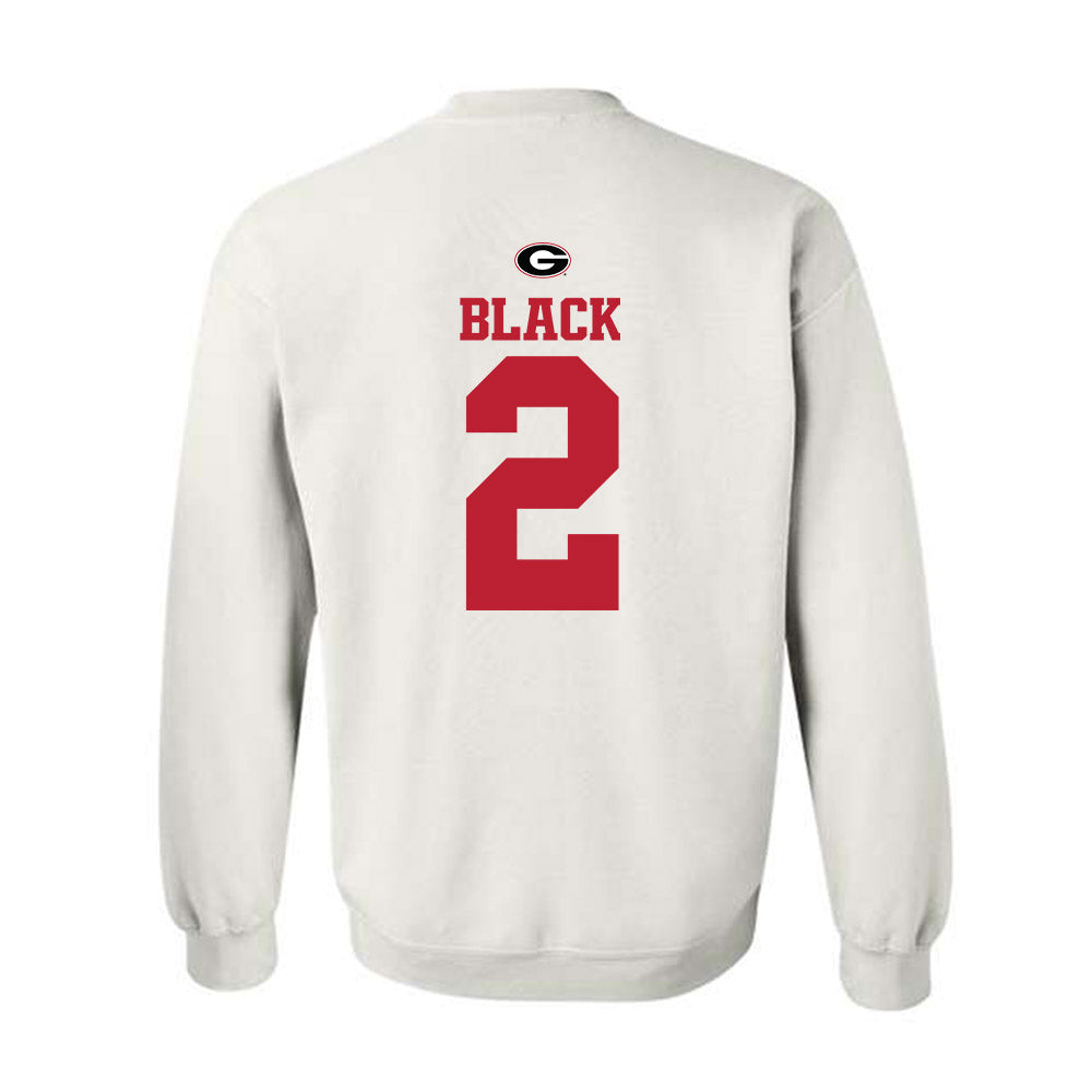 Georgia - NCAA Baseball : Ryan Black - Fashion Shersey Crewneck Sweatshirt-1