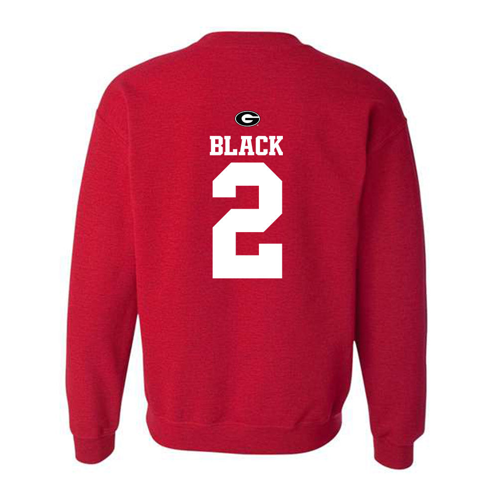 Georgia - NCAA Baseball : Ryan Black - Fashion Shersey Crewneck Sweatshirt-1
