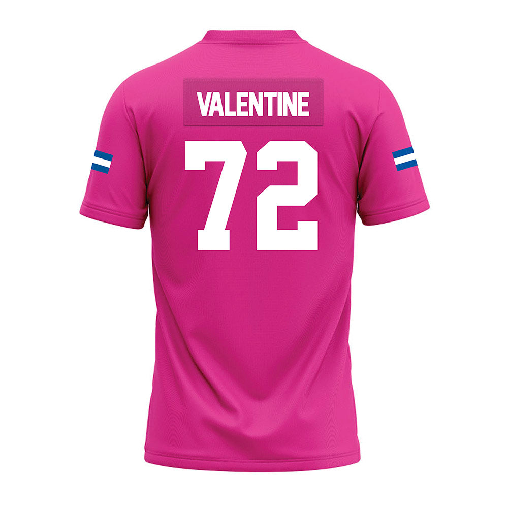 Grand Valley - NCAA Football : Evan Valentine - Pink Premium Football Jersey-1