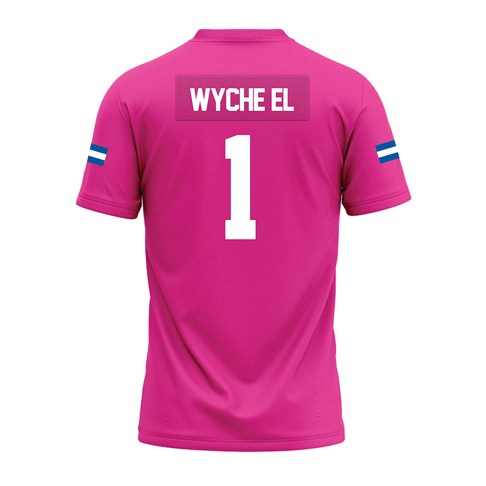 Grand Valley - NCAA Football : Lynn Wyche El - Pink Premium Football Jersey-1
